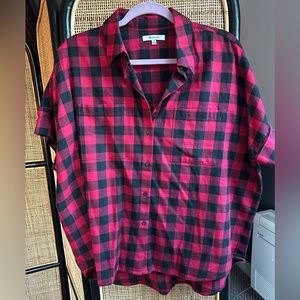 Madewell Short Sleeve Flannel